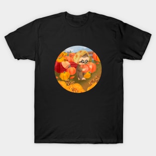 Harvesting the pumpkin T-Shirt